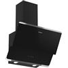 Silverline Cappa a parete NeraSilverline 3490.6.733.01 OSLO, 60 cm Capacità 628 m3, 3 velocità, controllo touch, illuminazione 2x3W, funzione drop control
