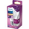 Philips Lampadina LED Premium con sensore satinato [vite Edison E27] equivalente a 8W - 60W, bianco caldo (2700 K), non dimmerabile