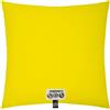 Zoeppritz since 1828 702291-160-40 x 40 cm - 160 Curry - Cuscino in pile morbido con punto all'uncinetto, federa morbida per cuscino, 40 x 40 cm