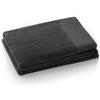 AmeliaHome Telo doccia 70 x 140 cm, grigio, 100% cotone, assorbente, grafite, antracite Amari