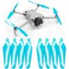 Master Airscrew Eliche Super Stealth per DJI Mini 4 PRO & Mini 3 PRO - Blu, 4 eliche nel Set