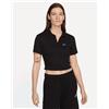 Nike Crop Essentials W - T-shirt - Donna - Nero