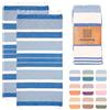 MOMOMUS Telo Mare Grande, 2 Fouta XL, 90 x 180 cm, 100% Cotone, Blu