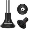 supregear Puntale di Bastone da Sostituire, 25 mm Puntale in Gomma Antiscivolo ad Alta Aderenza per Bastone da Passeggio Bastone Pieghevole Bastone Offset Quad Pod/Tripod Accessorio per Bastone