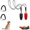 VPB Fischietti per cani,Clicker e fischietto per cani 2 in 1,Fischietto per Cani per Il richiamo a Comando,Con cordino regolabile,Ideale per l'addestramento dei Cani(2 Pezzi)