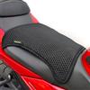 Pelucton Coprisella in Rete per Moto a Doppio Strato, Cuscino Universale Traspirante per Moto, Copertura Antiscivolo per la Protezione Solare della Sella del Motociclo