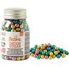 Decora 2081158 Confezione Da 100 G Perle Di Zucchero Maxi Colori Met Assortiti 7 Mm