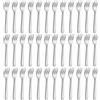 Hunnycook forchettine da dolce Argento 36 pezzi, forchette acciaio inox 15cm, Forchette per dolci, lavabili in lavastoviglie