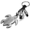 Vestopazzo Vlnet portachiavi ad anella con tartaruga| Alluminio 100% riciclato |Nickel tested |Lavorazione artigianale | Unisex | AL06067