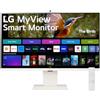 LG MyView Smart Monitor 32SR83U-W.AEU All-in-One 32, piastrella IPS risoluzione FHD (3840x2160), 5ms GtG 60Hz, HDR 10, DCI-P3 95%, inclinabile, regolabile in altezza