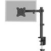 goobay Supporto Monitor Scrivania 17-32 Pollici Ergonomico Compatibile VESA Fino a 8 kg Gestione Cavi - 58528