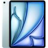 Apple iPad Air 13 (M2): display Liquid Retina, 256GB, fotocamera frontale orizzontale da 12MP, fotocamera posteriore da 12MP, Wi Fi 6E, Touch ID, autonomia di un giorno intero — Azzurro