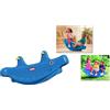 Little Tikes Balena a Dondolo gioco da giardino colore Blu 478910