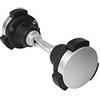 Locinox LOCINOX-3006WSI Pulsante di Sicurezza, Acciaio Inossidabile/Nero, KIDLOC