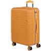 JASLEN - Valigia Media da Viaggio Rigide. Trolley Medio con 4 Ruote. Materiale ABS Valigia Media Rigida in Offerta Resistente e Super Leggero - Valigia 20 kg Lucchetto TSA, Senape iridescente