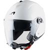 Astone Helmets - MINIJET S monocolor - Casque jet - Casque jet usage urbain - Casque compact - Coque en polycarbonate - White Gloss S