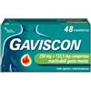 Reckitt benckiser GAVISCON*48COMPRESSE GUSTO MENTA 250+133,5MG