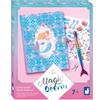 Janod - Magic Ocean - Diario Segreto - Diario per Bambini - Kit Attività Creative - Quaderno con Penna Coda di Sirena - Universo della Sirenetta - Attività Manuale dai 7 Anni in Su - J09109