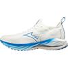 Mizuno Scarpe running uomo Mizuno Wave Neo Wind Undyed White/Peace Blue UK 13