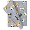 Tex family TOVAGLIA in cotone GATTINI grigio - Cm. 140x180 x6 persone