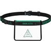 NUBE ROJA Dorsal Keeper Porta Dorsal Cintura Sportiva Numero competizione Trail Running Triathlon Duathlon Ciclismo Maratone Nordic March 4 Colori Unisex, Verde, Cintura porta schiena