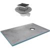 Aurlane PACR003 - Piatto doccia, colore: Grigio