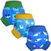 FLYISH DIRECT Baby Riutilizzabile Pannolino da Nuoto, Baby Swimming Nappy, costumi da bagno impermeabili per neonati, 3 pcs, S/2T