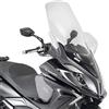 FAR D6107ST|366 PARABREZZA VISIERA SCHERMO CUPOLINO PARAVENTO GIVI COMPATIBILE CON KYMCO DOWNTOWN ABS 125 350 2016 MOTO SCOOTER