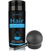 Bieyoc Fibre Per Capelli Per Capelli Diradati Con Applicatore Spray, Fibra Per Capelli, Polvere Per Capelli, Correttore Per La Caduta Dei Capelli Per Uomini E Donne Punti Calvi (Marrone Chiaro)
