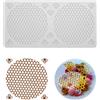 YapitHome Nido D'ape Decorazione per Torta Fondente,Stampi per Fondente in Pizzo,Stampi in Pizzo in Silicone per Alveare Torte,Caramelle,Cioccolato,stampi per la Decorazione di Strumenti