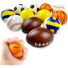 Jesdavan Pallone Spugna, 12 Pezzi Palla di Spugna Calcio, Palla Gommapiuma, Palline Antistress Bambini, Palla Piccola per Bambini, Divertente Sollievo Dallo Stress Adatto a Bambini Adulti