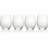 Mikasa Julie - Bicchiere da vino senza stelo (set da 4), 560 ml, trasparente