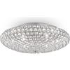 Ideal Lux KING PL9 Indoor G9 40W Chrome ceiling lighting - Ceiling Lighting (Living room, Chrome, IP20, Surfaced, Round, Metal)