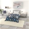 Italian Bed Linen Trapuntino Estivo Linea BASIC Made in Italy Copriletto Stampato in Morbida Microfibra - Trapunta Primavera Estate Mezza Stagione - Gessetti, Singolo 160x240cm