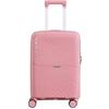 Pierre Cardin - Valigia Trolley rigido con rotelle girevoli 55x38x20 (Rosa)