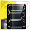 JETech Pellicola Protettiva per iPad Pro 13 Pollici M5/M4 (2025/2024), 9H Vetro Temperato Film, HD Chiaro, Pacco da 2