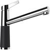 SCHOCK Rubinetto da cucina SC-510 Magma - Rubinetto a bassa pressione CRISTADUR con doccetta estraibile e connettori standard