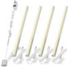 Cefrank Kit luci a LED a forma di V Cefrank - Risparmio energetico - 1200 lm luce bianca calda - 4 barre luminose da 31 cm - Bianco caldo 3000K - Illumina il tuo spazio!