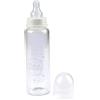 Bébé Douceur, Biberon Collo Stretto Vetro con Tettarella Flusso Variabile Silicone 240Ml Essen'Ciel