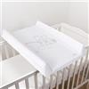 Baby Comfort Materassino fasciatoio con base rigida per bambini, 70 x 50 cm, adatto per culla da 120 x 60 cm (Papa Bear)
