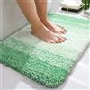Homaxy zerbino Ingresso casa 60 x 90 cm,Tappeto Entrata Interno Resistente Sporco, Morbido e Lavabile Zerbino da Interni per Interno, Antiscivolo e Essorbente zerbino, verde