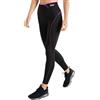 FDX Leggings da Donna, Termici, Intimi, a Compressione, per Fitness/Corsa/Palestra, Black/Pink, XS (UK Dress Size 4-6)