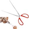 PEUTIER 37,5cm Pinza per Alimentazione Rettili, Presa Facile Pinza per Alimentazione Serpenti Antiscivolo Pinzetta Extra Lunga per Terrario Axolotl Drago Barbuto Pitone Palla Accessori per Acquari