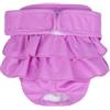 BePetMia Pannolini Lavabili per Cani Femmine, Pannolini Riutilizzabili per Cani, Mutandine Assorbenti Ecologiche, Mutande Igieniche per Cani in Calore (XXL: 70-83cm, Viola)
