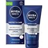 NIVEA MEN Protect & Care, crema idratante lenitiva per uomini, crema viso idratante per 48 ore, con aloe vera e vitamina B5 (75 ml)