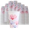 Generico Mecup Bicchieri in Carta, Bicchieri Monouso, 200 Pezzi, Tazza Caffè 200 ml, Usa e Getta, Per Bevande Calde e Fredde, Design Elegante, Igienici, Biodegradabili, Fantasia Floreale