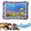 Derwrtup Tappetino da gioco acquatico per animali domestici, Tappetino da gioco sensoriale per gatti - Tappetino per l'acqua per cani e gatti,Tappetino con sensore 'acqua addensato per bambini,