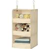 GRANNY SAYS Organizer Armadio da Appendere, Organizer da Appendere con 3 Scomparti, Organizer Armadio Salvaspazio per Vestiti, Cachi Appendi Borse da Armadio, Ripiani per Armadio Interno