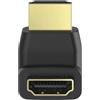 Hama 00205164 HDMI Adattatore [1x HDMI Femmina - 1x HDMI maschio, colore: Nero