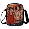 WANHONGYUE Anime One Piece Monkey D Luffy Borsa a Tracolla Borse a Spalla da Uomo Donna Borse Messenger Shoulder Bag Piccola Borsa Viaggio Sportiva Crossbody Bag 1032/16